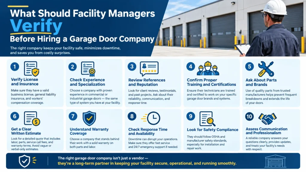 What Should Facility Managers Verify Before Hiring?