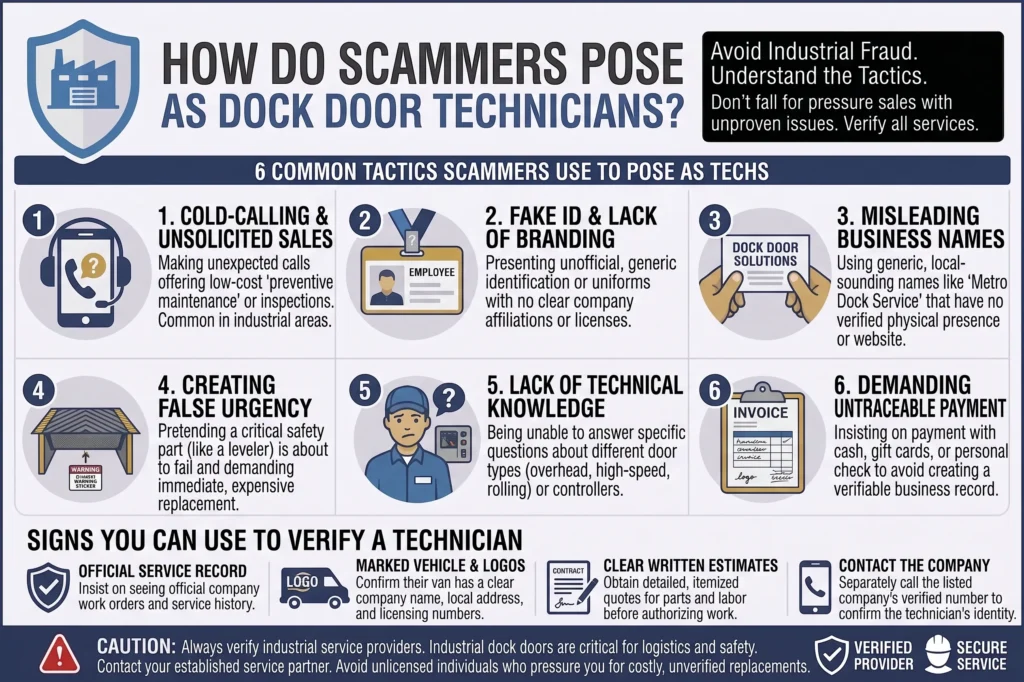 How Do Scammers Pose as Dock Door Technicians?